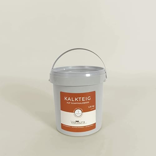 VeMura Kalkteig | Sumpfkalk Basis, Weiß | 1,25 kg