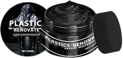 Black Trim Restorer 100 ml - Bring Gummi und Vinyl wieder zum Leben erweckt | Schnelle Plastikverkleidungen Restorer für Auto Äußere Langlebige Einfache Anwendung schnell trocknend wetterfest