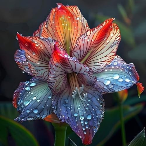 Raro Rizoma Di Amaryllis, Resistente All'Inverno, Facile Da Coltivare, Grande Formato, Perfetta Idea Regalo, Facile Da Pulire-2 bulbi-B