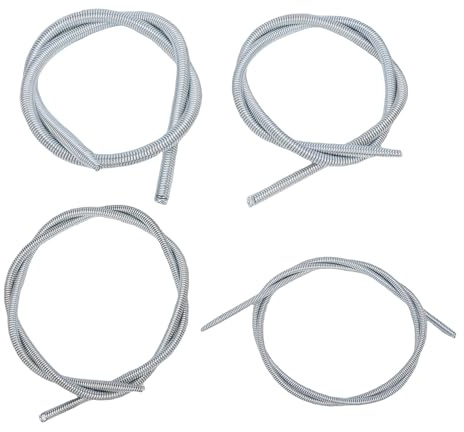 Kit piegatubi per tubi a molla da 4 pezzi, set piegatubi elastico riutilizzabile Strumento piegatubi in rame in acciaio inossidabile per tubi in rame, ottone, alluminio e acciaio