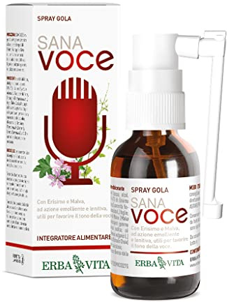 Erba Vita Integratore Alimentare Sana Voce Spray Gola - 30 ml