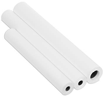 AZZAP Papier Papierrolle 25m Länge Ersatzpapier Ersatzrolle Kindertafel Maltafel Zeichenpapierrolle (350/25mm)
