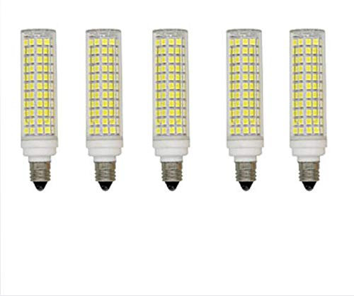 Bombillas LED de maíz E11, luces LED de maíz de 10 W 300 lm E11 T 104 Cuentas LED SMD 2835 Blanco cálido Blanco 220-240 V (paquete de 5),Warmwhite