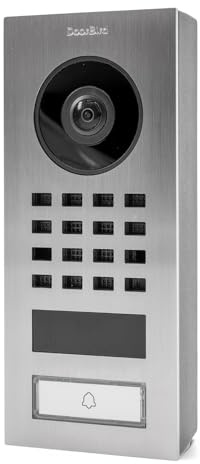 DoorBird IP-videointercom 423866751 Wi-FI komplett set 1 eldstad silver (borstad)