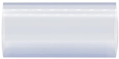 Baumaxxe PVC Rohr 50mm transparent - Kunststoffrohr 10 cm - 10 Bar - bm134 | 1 1/2 Zoll, 2,5mm Wandstärke, glatte Rohrenden zum Verkleben in KlebeMuffe 50mm, Pool Zubehör für Poolverohrung 50mm