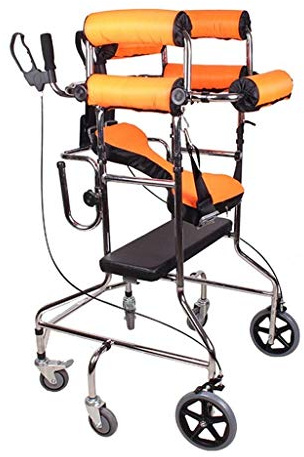 Walker, sexhjulig rollator Gåhjälp Stående Walker Underben Gå Walker Stående Stativ Aluminiumlegering Handikappad Gåhjälp Justerbar höjd Vikbar gångfäste little surprise