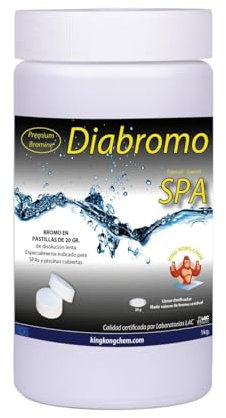 Diabromo 1 kg - Bromo Desinfectante para SPA y Piscinas Cubiertas