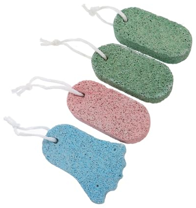 Mikinona 4piezas Herramientas Para Pedicura Removedores De Piel Muerta y Exfoliadores De Pies Limador De Durezas Cuidado De Pies Color Aleatorio