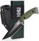 KHU Outdoor Messer Feststehende Klinge Survival Messer Jagdmesser Bushcraft Messer Camping Messer - D2 Stahl, G10-Griff - Outdoor Jagd Wandern - Mit Kydex Scheide (17A-Neu)