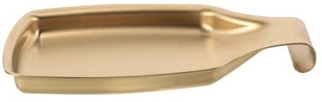 MAGICLULU Support Ustensile Inox Doré Pour Cuisinière Repose-cuillère Et Spatule Carré Rangement Pratique Pour Cuisine Maison Et Professionnelle