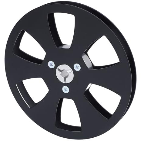 Reemplazo de Carrete de Cinta Vacía de 1/4 5 Pulgadas, Cinta de Sonido de Aluminio de Aluminio Resistente a la Erosión Cinta de Sonido Abierta de Carrete Vacío para Studer