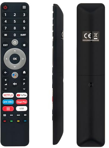 VINABTY Ersetzte Sprachfernbedienung Passend für OK. QLED TV OTV 55AU-5023C | OTV43AU-5023C, OTV50AU-5023C, OTV55AU-5023C,OTV 43AU-5023C, OTV 50AU-5023C