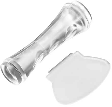 Doppelseitiger Nagelkunststempel, französische Spitze, Nagelstempel, Gelee-Nägel, Stempel, Silikon-Nägel, Maniküre, Werkzeug, französische Spitze, Stempel, doppelseitig, Kunststempel, Silikonstempel