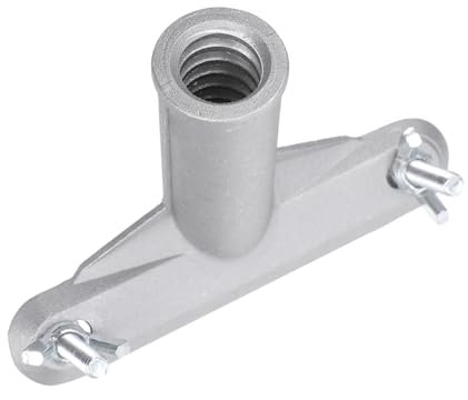 SEWOART Metal Thread Pole Adapter and Broom Head Connector Replacement for Push Broom Handle, Threaded Mop Connector for Household Cleaning Tools, Extension Pole Handle Adapter