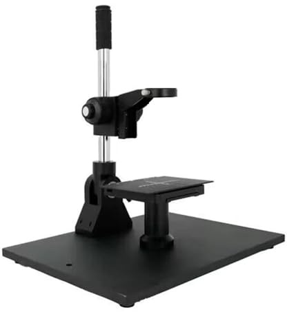 Ryanong Microscope Observation Column Adjust Angle + X Y Z Stage XY XYZ + Heavy Duty Boom Large Table Stand 50mm Ring For Industry Camera Lens Microscope