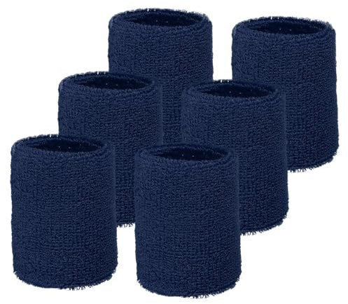 YELARXI Wrist Sweatbands Sports Absorbent Wristband Tennis Bands | Sweat Band for Men and Women Elastic Breathable Wristbands