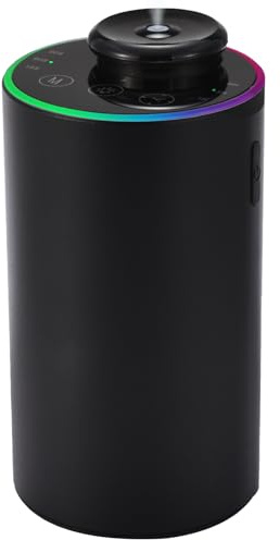 Waterless Diffuser, 7 Colors LED Light，Aluminum Alloy