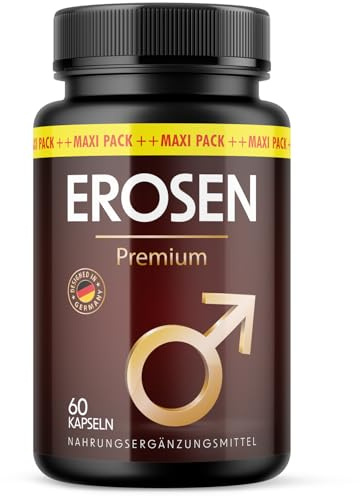 Erosen Premium Capsules - avec L-arginine, maca & L-citrulline - pour une vie amoureuse active - 60 gélules Contenu
