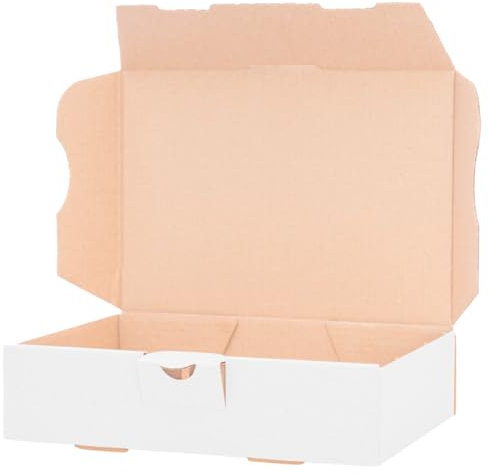 verpacking Maxibriefkartons 180 x 130 x 45 mm Maxibrief MB-2 Weiß Versand Post Faltschachtel DIN A6 | C6 (Innenmaß 170 x 125 x 41 mm) Versandschachtel Büchersendung (100 Stück)