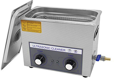 CGOLDENWALL Schallplatten-Ultraschallreiniger, digital, 180 W, 0–30 Minuten, Timer, automatisch, drehbar, für 17,8 cm / 30,5 cm Schallplatten, Brillen, Uhren, Zahnersatz, Schmuck, CE PS-30T