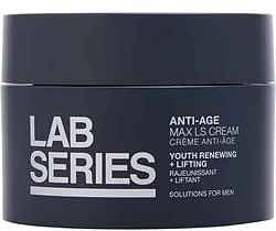 Lab Series Men's Max LS Anti-Age Cream - Anti Aging Face Lotion Moisturizer - Skin Care for Men - Visibly Reduces Fine Lines & Wrinkles, 1.7 Fl Oz