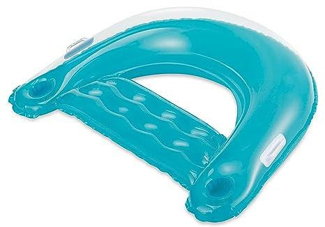 Summer Waves Flotador para Piscina, Colchoneta Sillon para Adultos Hinchable, Flotador para Adultos, Hamaca de Agua, Colchoneta Playa Sillon Acuático