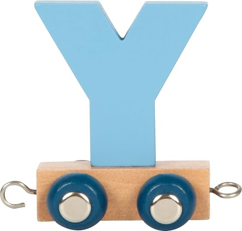 small foot Buchstabenzug Polar Y aus Holz, Holzzug individuell kombinierbar, zum Dekorieren und Verschenken, 12595