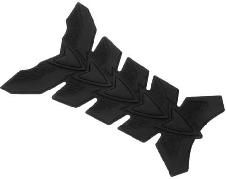 Mobestech Fischgrätenförmiger Autoaufkleber Für Motorhaube Universeller Karosserieaufkleber 3d-rubber Design Schwarz Für Autodekoration Einfach Anzubringen Hochfester Kleber