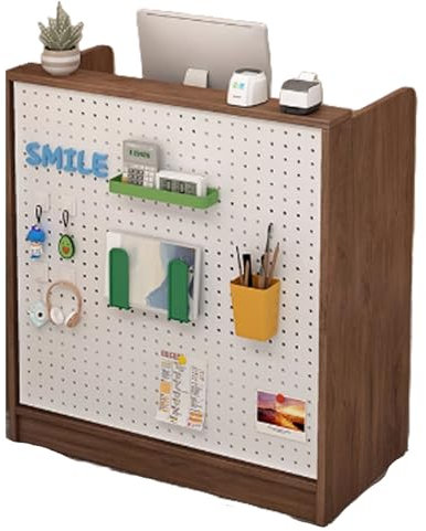 Empfangstheke,Bürotheke,Modern Rezeptionstheke,Rezeption mit theke,einfaches Design,geeignet for Bekleidungsgeschäfte,Rezeption,Supermarkt,Schönheitssalon und andere Szenen (muss installiert werden)(D