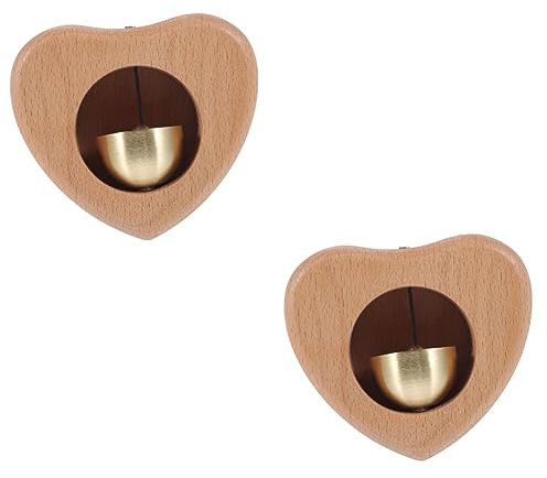 Angoily 2St Dopamin-Türklingel einfahrt eintrac The Office Double Sided Tape wohnungsdeko Glockenspiel für Türklingel verdrahtet Ladentürklingel Klingel zum Öffnen der Tür Büroschmuck Holz
