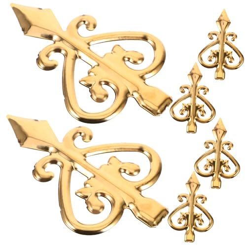 OSALADI 6pezzi Punte Antiscavalcamento in Lega Di Alluminio Per Recinzioni Da Giardino Finials Decorativi Resistenti e Antiruggine Per Esterni Accessori Eleganti Per Protezione e Abbellime