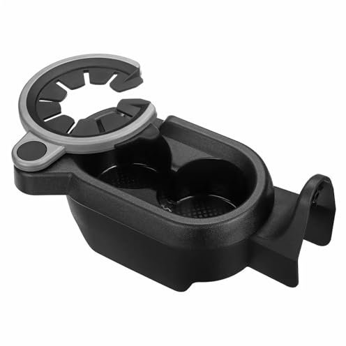 LFDTO Auto-Mittelkonsole, Wasserbecher, Getränkeflaschenhalter, Münzfach, A4518100370, passend for Mercedes-Benz Smart Fortwo 451, Auto-Styling
