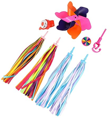BESPORTBLE Bicycle Windmill Accessories Bike Decorations Bike Wheel Bikes Bicycle Accessory Windmill Decor Kickstand Bike Accessories Auxiliary Wheels Scooter Handlebar Grips