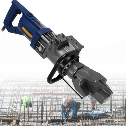 XCSCUK Elektrisch hydraulische Biegemaschine, tragbare Biegemaschine, 900W Biegewinkel 0-130 Grad, für Baustellen