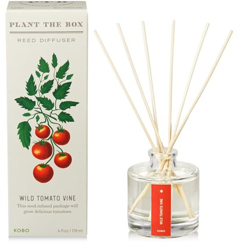 KOBO Plant The Box Wild Tomato Vine Reed Diffuser (4 fl oz)