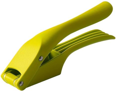 Presse-ail multifonction 2 en 1 - Prise en main facile - Robot alimentaire manuel pour hacher trancher - Presse-ail en plastique durable