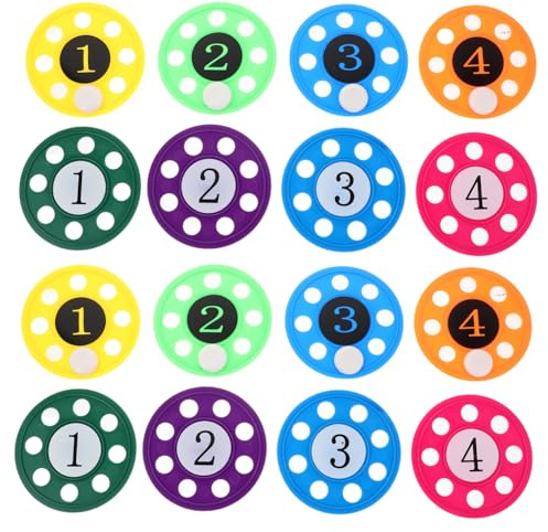 Uonlytech 16pcs Pool Diving Discs Underwater Training for Swimming Skill Development Family-Friendly Summer Water Games
