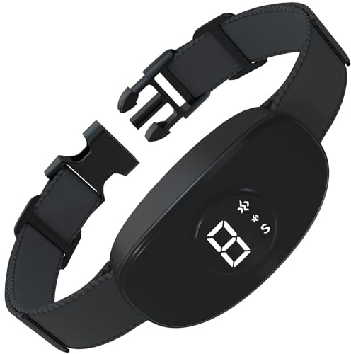 Beoankit Collar Antiladridos para Perros,Sin Descargas,Collar Automático con 8 Sensibilidad Ajustables,3 Modos de Vibración/Fuerte Vibración/Sonido,Apto para Todos los Perros