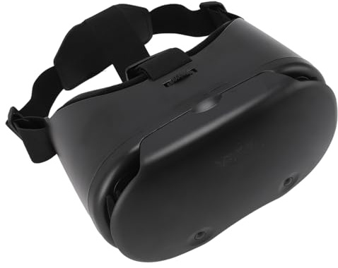 Wakects Occhiali VR, Occhiali 3D Anti Luce Blu con Regolazione della Pupilla da 58 a 75 Mm per Smartphone da 5 a 7 Pollici, Protezione per Gli Occhi in Materiale ABS Leggero