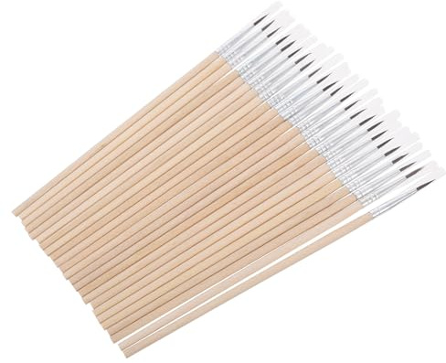 DIYEAH Lot de 24 Brosses Pollinisatrices pour Jardinage et Potager Brosse de Pollinisation 15 CM Outil Réutilisable pour Fleurs Fruits et Légumes Balcon et Serrage