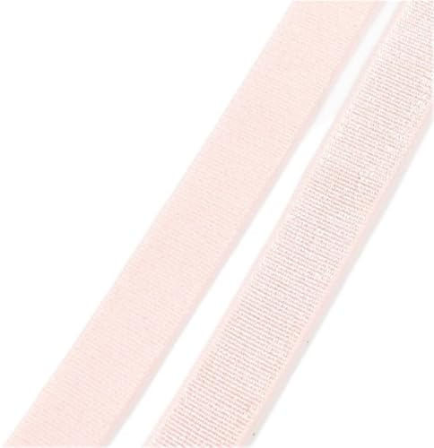Cinta Elastica Costura Bandas elásticas de 5 metros for correas sujetador, 6-25mm, cinturón hombro goma elástica, ropa interior, cinta primavera, suministros costura(Pink,6mm)