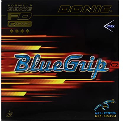 Donic Bluegrip C2 Table Tennis Rubber (Max, Black)