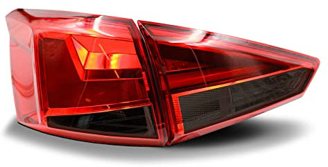 Rückleuchten Folie Set Aufkleber Tönungsfolie Heckleuchten passgenau zugeschnitten für Rückleuchte selbstklebend Kfz Auto Zubehör C079 (Dark Grey)