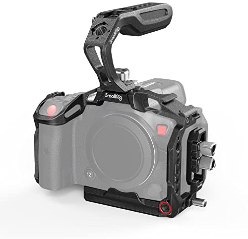 SMALLRIG R5 C Camera Cage Handheld Kit für Canon R5 C mit Oberem Griff, Full Cage, HDMI & USB-C Kabelklemme - 3891