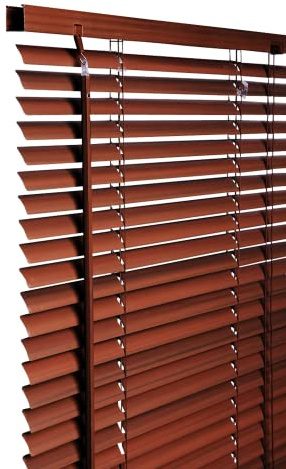PVC Venetian Blind Blinds Easy Fit Curtains Trimmable Fittings Windows Treatment Shutters Twist Open Close Pay only 1 Flat shipping £3.99 for multiple buying (Walnut 90 W x 150 L)