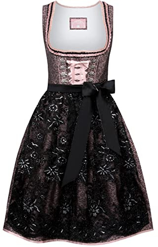 Stockerpoint – Dirndl Finja gammalrosa (65 cm), Dämpad rosa, 38