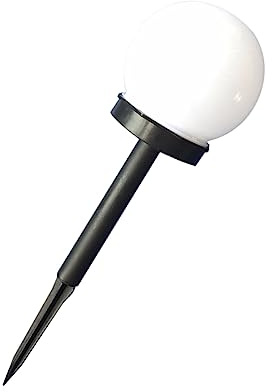 HEMOTON Lámpara Solar Esférica Led Para Jardín 4 Unidades Luz Cálida Función Automática Decoración Exterior Adecuado Para Césped y Patios Sin Electricidad