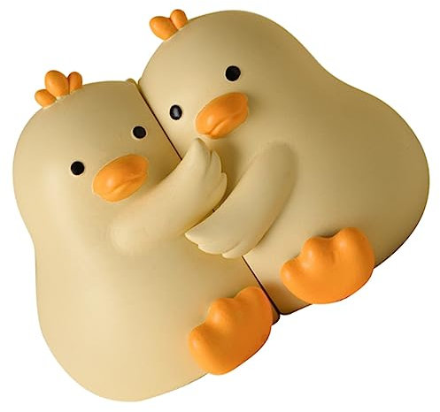 CORHAD 1paar Cartoon Buchstützen Aus Harz Niedliche Enten Design rutschfeste Buchhalter Für Bücherregal Dekorative Buchendstücke Für Wohnzimmer Und Büro Praktisch Und