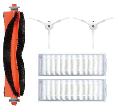 Robot Vacuum-Mop Accessories Compatible With Mi Robot Vacuum Mop 2 Lite / 2 Pro/MJSTL / MJST1SHW Main Side Brush Hepa Filter Mop Colth Spare Parts Accessories(Set 4)