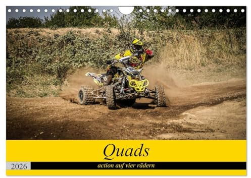 Quad`s action auf vier rädern (Wandkalender 2026 DIN A4 quer), CALVENDO Monatskalender: Spannender Motorsport-Kalender (CALVENDO Sport)